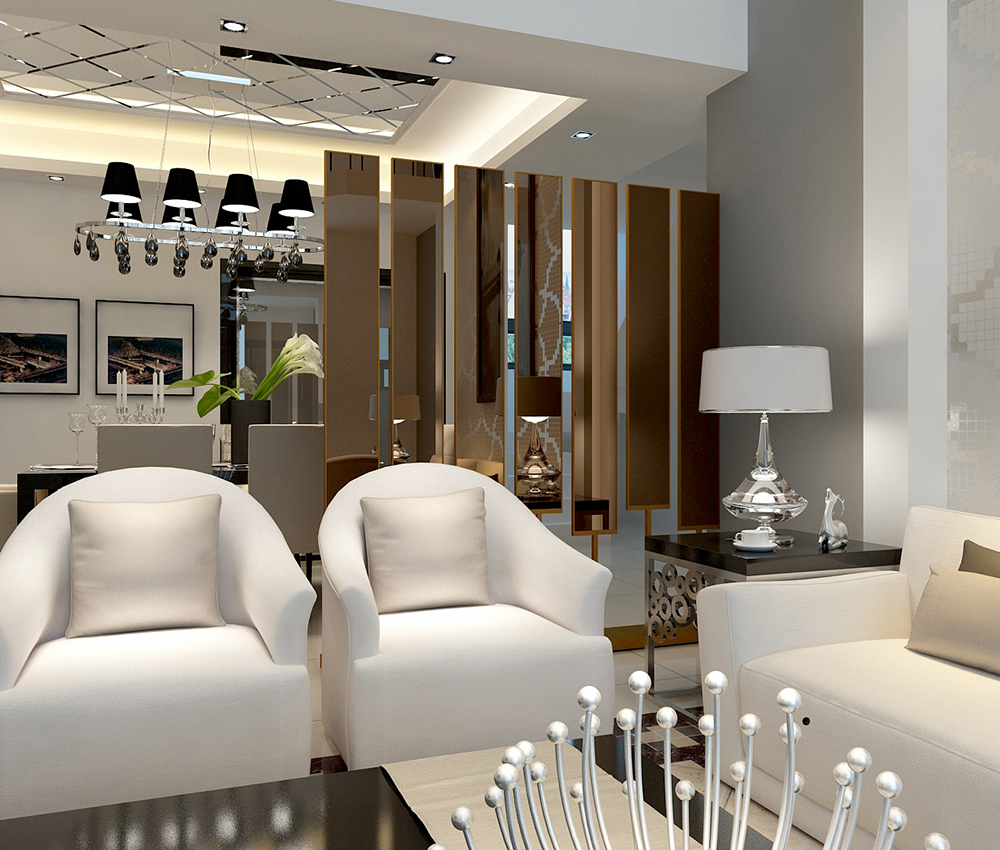 Mirror Partition for Segregating Spaces SaintGobain